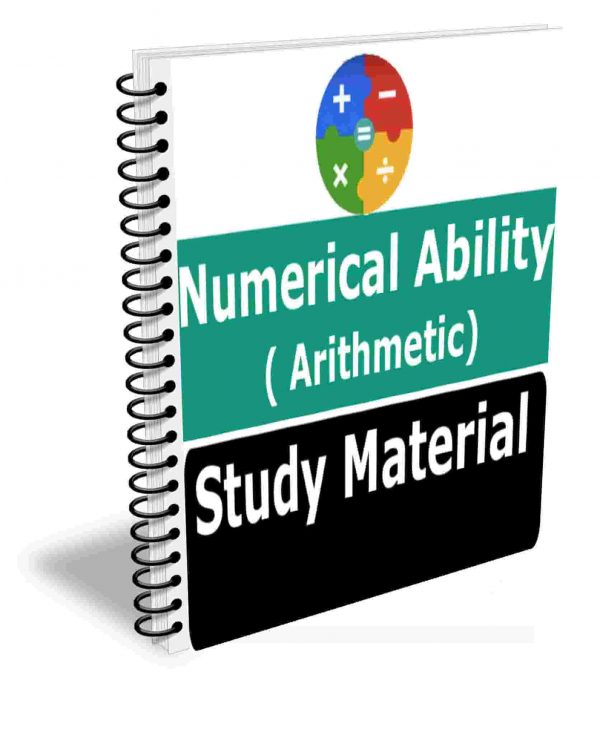 Numerical Ability( Arithmetic) Study Material Book Best Notes