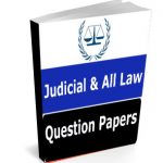 Judicial Exam Question Papers