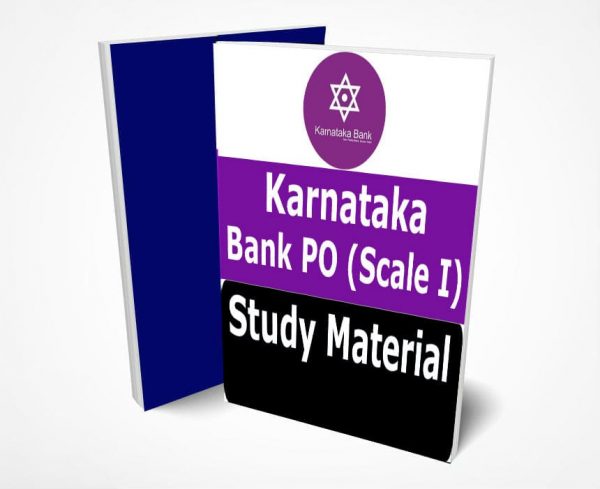 Karnataka Bank PO Study Material Notes(Probationary Officers)(Scale I)