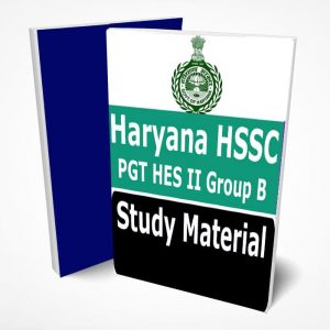 HSSC PGT Study Material Notes -Buy Online Full Syllabus Text Book Haryana PGT HES II Group B