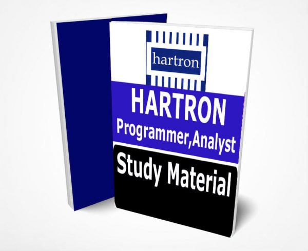 HARTRON Limited Junior Programmer Study Material Notes -Buy Online Full Syllabus Text Book, System Analyst