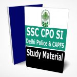 SSC CPO SI Study Material Lecture Notes