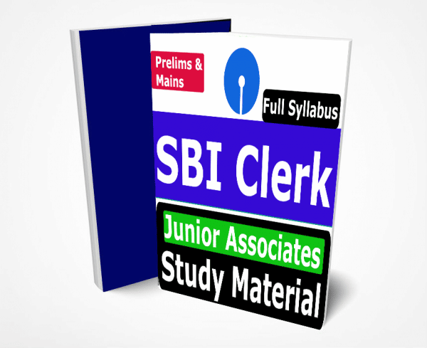 SBI Clerk Junior Associates Study Material